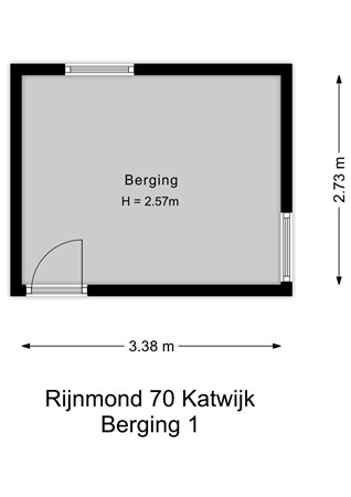 Floorplan - Rijnmond 70, 2225 VW Katwijk